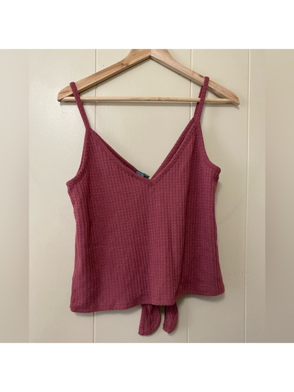 wild fable Mauve Button-Front Tie Cami - Picture 2 of 3